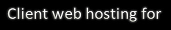 Client web hosting for